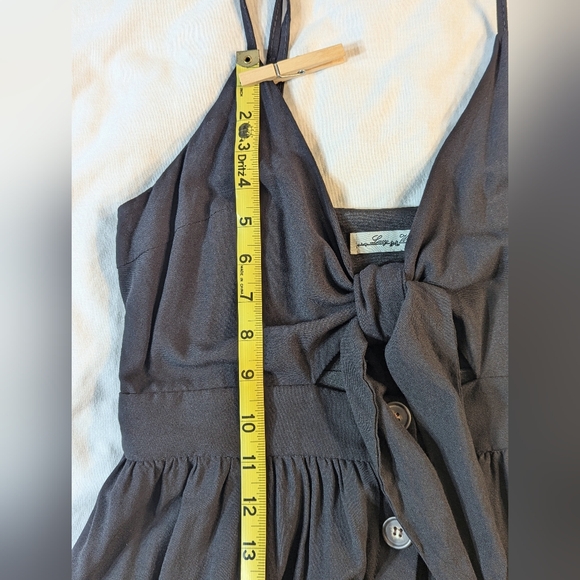 Lucy Wang Tie Midi Dress - Picture 7 of 13